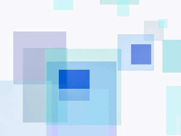 テクスチャを背景として有用な正方形の抽象的なミニマルな青いイラスト — ストック写真