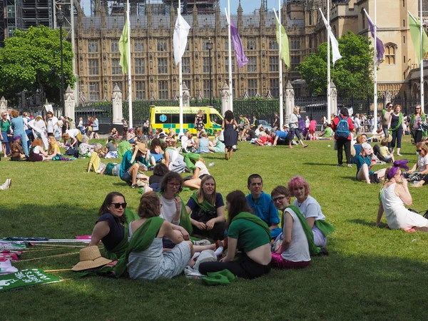 Londres Royaume Uni Circa Juin 2018 Suffrage Féminin 100 Ans — Photo