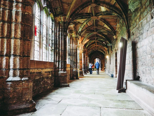 Chester Reino Unido Circa Junio 2016 Iglesia Catedral Anglicana Chester —  Fotos de Stock