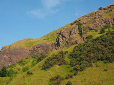 Arthur'un koltuk Holyrood Park Edinburgh, İngiltere