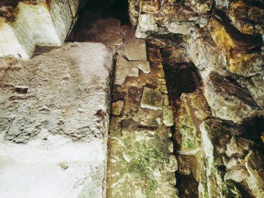 Bath, İngiltere - Eylül 2016 yaklaşık: Roman Baths antik spa