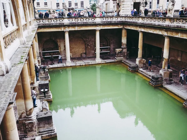 Bath Circa September 2016 Roman Baths Ancient Spa — Stock Photo, Image