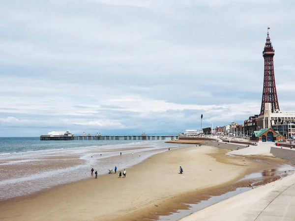 Blackpool Juni 2016 Blackpool Pleasure Beach Resort Und Blackpool Tower — Stockfoto