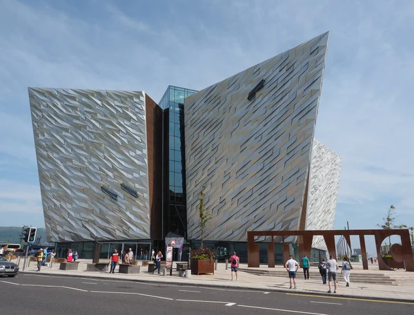 Belfast Reino Unido Circa Junio 2018 Centro Titanic Belfast Sitio — Foto de Stock