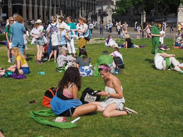 Londres Royaume Uni Circa Juin 2018 Suffrage Féminin 100 Ans — Photo