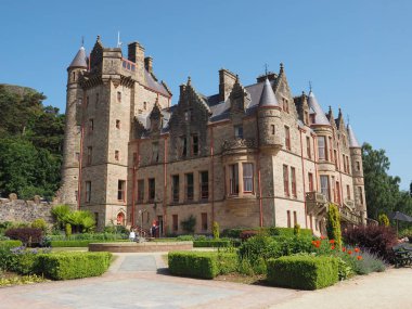 Belfast, İngiltere - Haziran 2018 yaklaşık: Belfast Castle mağara tepe üzerinde