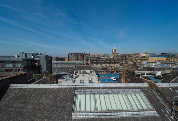 Aerial View City Glasgow — Stock Photo, Image