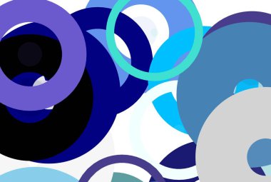 Soyut minimalist gri mavi illüstrasyon daireler arka plan olarak yararlı ile