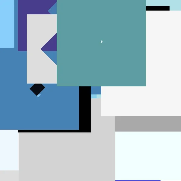 Abstract Minimalistisch Grijs Blauw Illustratie Met Vierkantjes Nuttig Als Achtergrond — Stockfoto