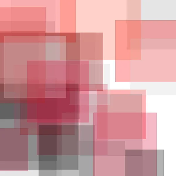Streszczenie Minimalistyczny Czerwony Szary Wektor Kwadratów Przydatne Jako Tło — Zdjęcie stockowe