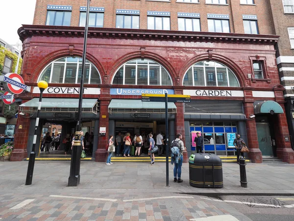 London Circa June 2018 Covent Garden Tube Station — Stock Photo, Image