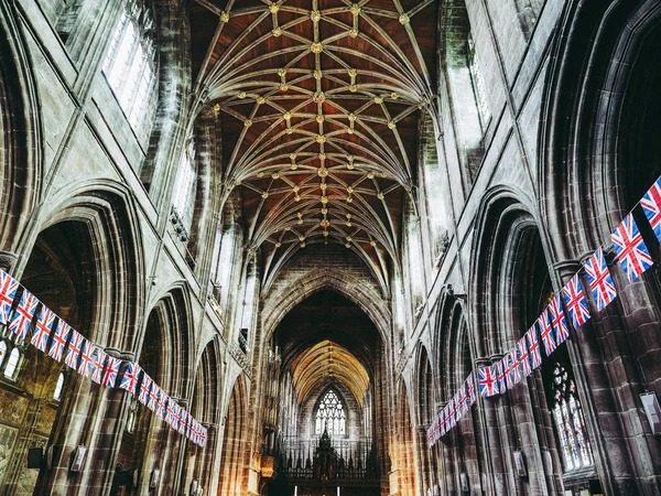 Chester Regno Unito Circa Giugno 2016 Chiesa Cattedrale Anglicana Chester — Foto Stock