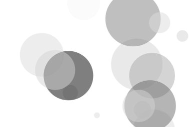 Daireler bir arka plan olarak yararlı ile soyut minimalist gri illüstrasyon