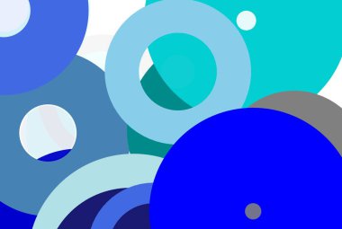 Soyut minimalist gri mavi illüstrasyon daireler arka plan olarak yararlı ile