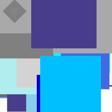 Soyut minimalist gri mavi illüstrasyon kareler arka plan olarak yararlı