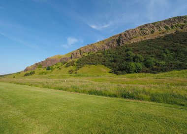Arthur'un koltuk Holyrood Park Edinburgh, İngiltere