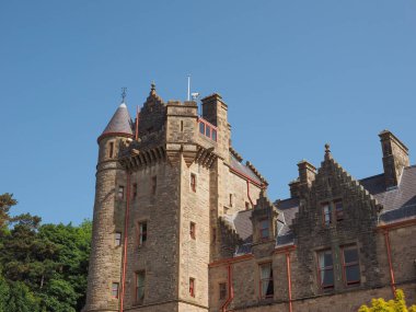 Belfast, İngiltere - Haziran 2018 yaklaşık: Belfast Castle mağara tepe üzerinde