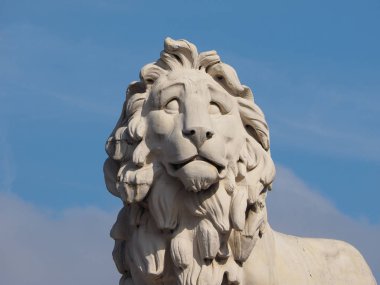 Londra, İngiltere - Haziran 2018 yaklaşık: South Bank aslan