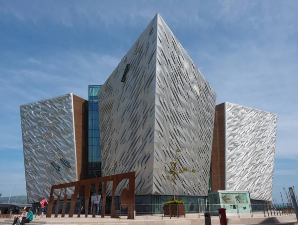 Belfast Reino Unido Circa Junio 2018 Centro Titanic Belfast Sitio — Foto de Stock