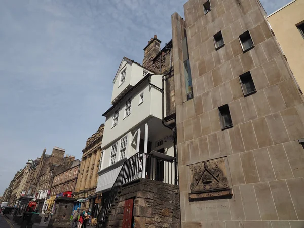 Edinburgh Juni 2018 John Knox House Und Moubray House Sind — Stockfoto