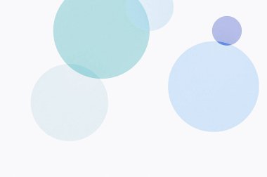 dokulu bir arka plan olarak yararlı daireler ile soyut minimalist mavi illüstrasyon