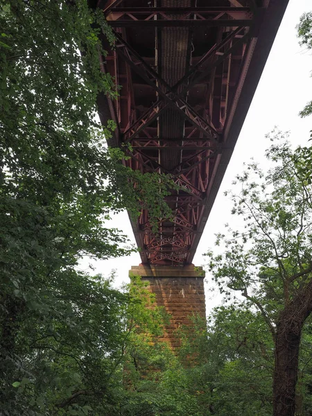 Vierte Brücke Freitragende Eisenbahnbrücke Über Das Firth Four Gebaut 1882 — Stockfoto