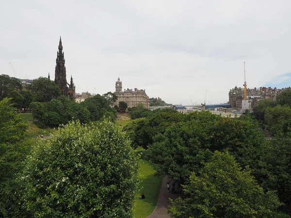 Edinburgh Ngiltere Şehir Görüntüsü — Stok fotoğraf