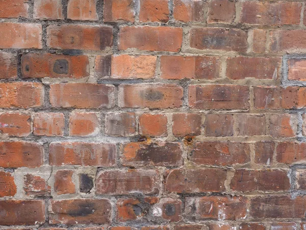 Rode Bakstenen Muur Nuttig Als Achtergrond — Stockfoto