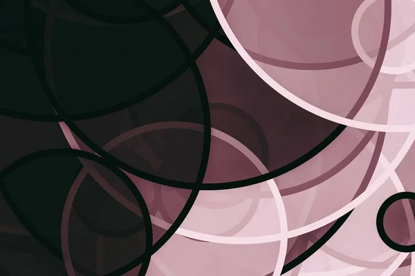纹理抽象简约的灰色粉红色插图与圆圈有用的背景 — 图库照片