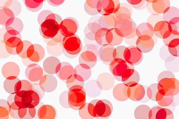 textured abstract minimalist red illustration with circles useful as a background