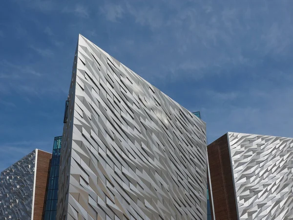 Belfast Juni 2018 Titanic Belfast Center Auf Dem Gelände Der — Stockfoto