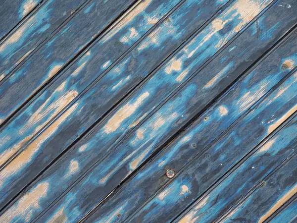 Blaue Holzstruktur Nützlich Als Hintergrund — Stockfoto