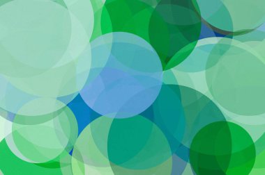 Soyut minimalist mavi yeşil illüstrasyon daireler arka plan olarak yararlı ile dokulu