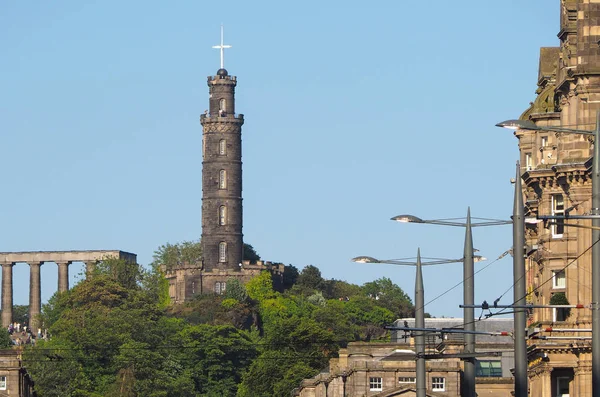 Calton Hill Und Seine Denkmäler Edinburgh — Stockfoto