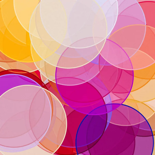 Getextureerde Abstract Minimalistisch Rood Oranje Bruin Violet Illustratie Met Cirkels — Stockfoto