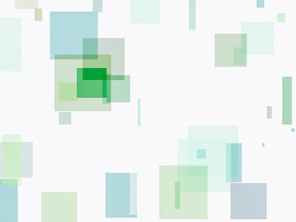 Texturizado Abstrata Ilustração Verde Minimalista Com Quadrados Úteis Como Fundo — Fotografia de Stock
