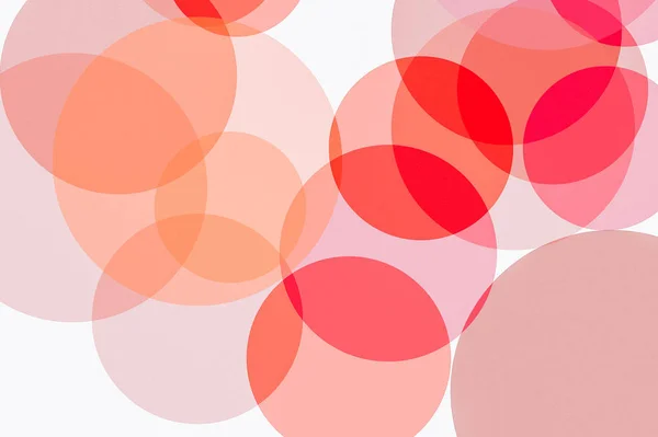 textured abstract minimalist red illustration with circles useful as a background