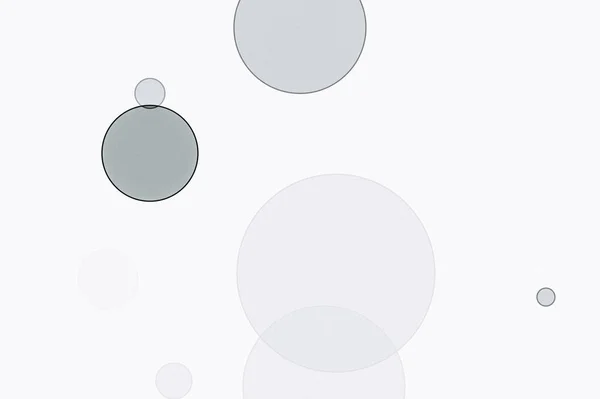 Texturerat Abstrakt Minimalistisk Grå Illustration Med Cirklar Användbar Som Bakgrund — Stockfoto