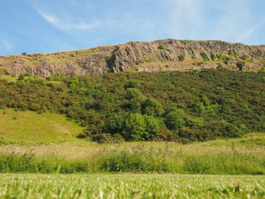 Arthur'un koltuk Holyrood Park Edinburgh, İngiltere