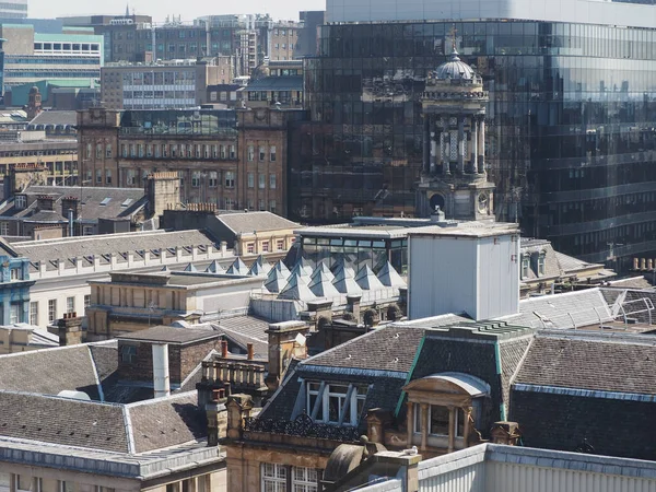 Luchtfoto Van Stad Glasgow — Stockfoto