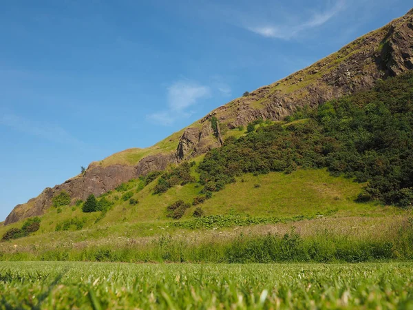 Arthur Seat Holyrood Park Edinburgh Egyesült Királyság — Stock Fotó