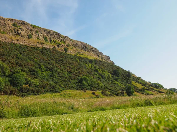 Arthur Seat Holyrood Park Edimburgo Reino Unido — Fotografia de Stock