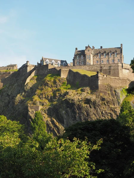 Edinburgh Castle Castle Rock Edinburgh Ngiltere — Stok fotoğraf