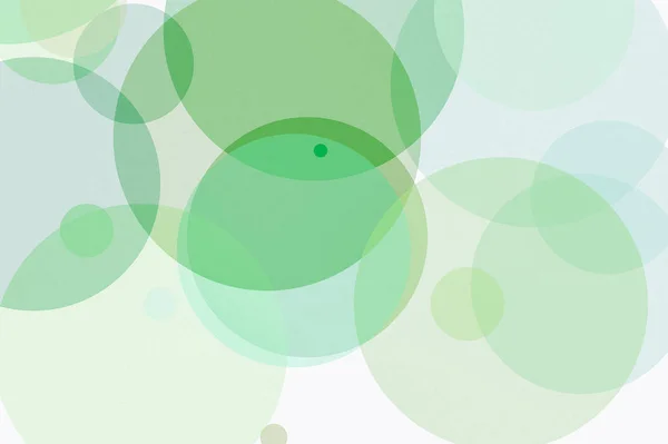 Textured Abstract Minimalist Green Illustration Circles Useful Background — Stock Photo, Image