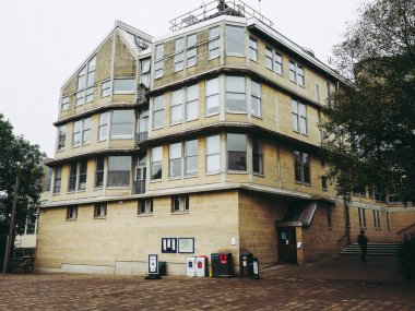 Bath, İngiltere - Eylül 2016 yaklaşık: Mimarlık ve İnşaat Mühendisliği, University of Bath Peter ve Alison Smithson mimarlar tarafından tasarlanmış