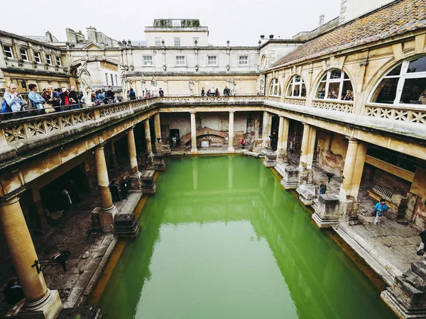 Bath Circa September 2016 Roman Baths Ancient Spa — Stock Photo, Image