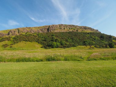 Arthur'un koltuk Holyrood Park Edinburgh, İngiltere
