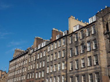 Edinburgh, İngiltere'de şehir görüntüsü
