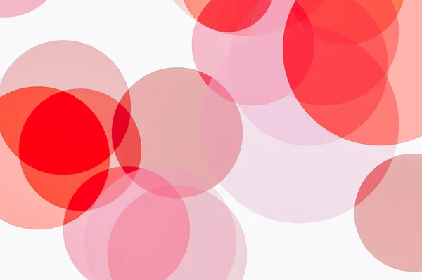 textured abstract minimalist red illustration with circles useful as a background