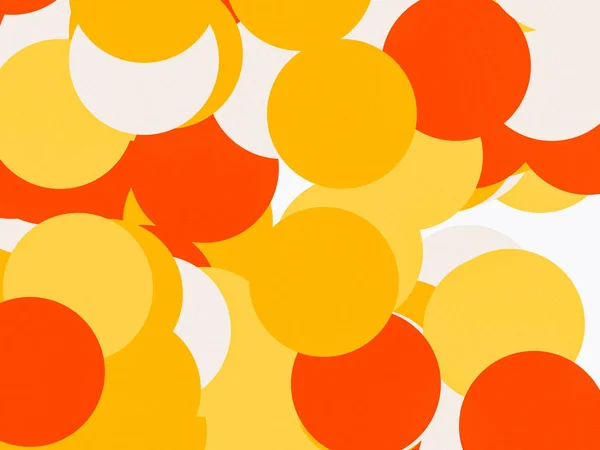 textured abstract minimalist orange illustration with circles useful as a background